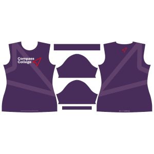 Compass Sportshirt meisjes (getailleerd)