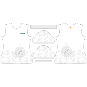 Compass Sportshirt meisjes (getailleerd)