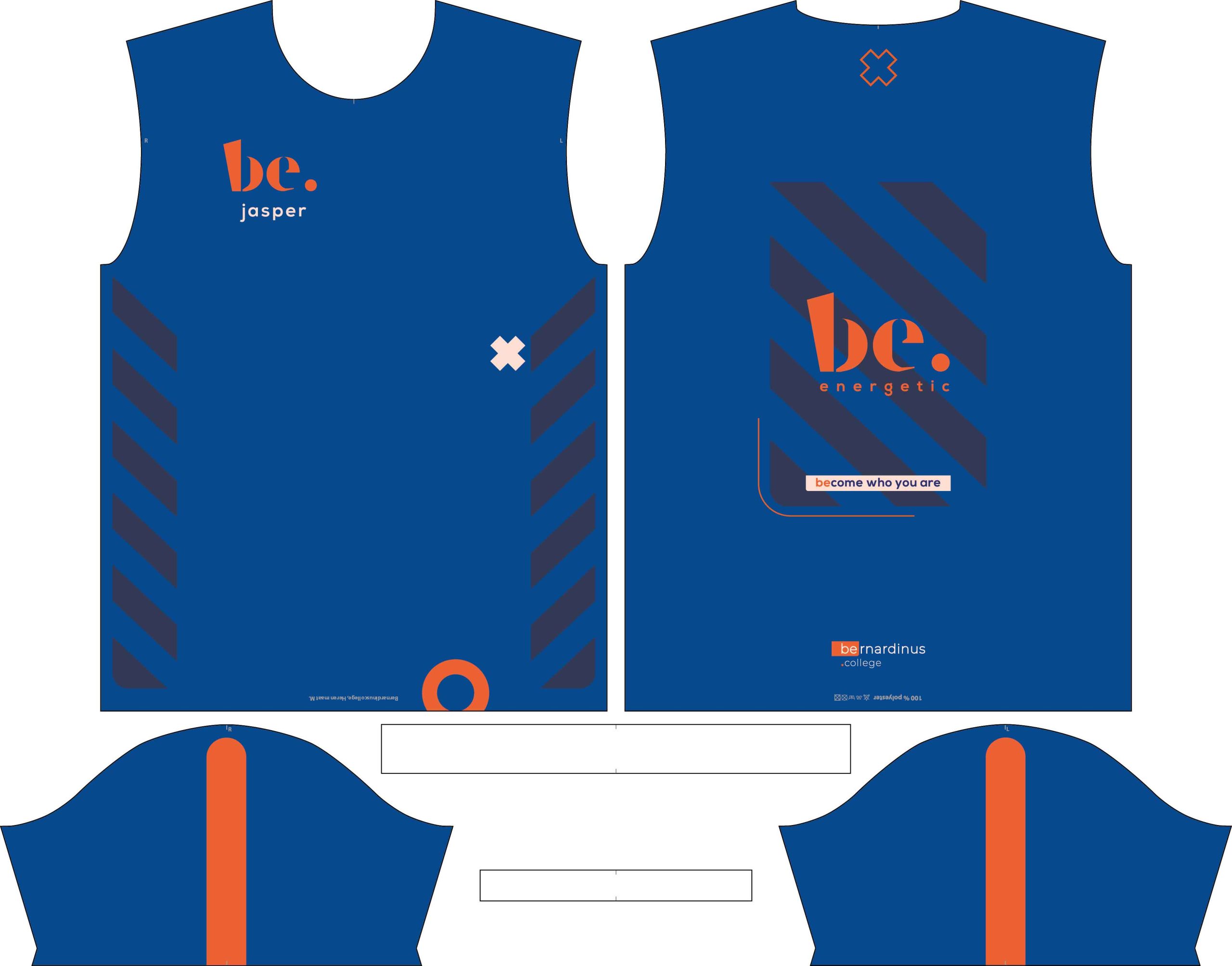 Bernardinus sportshirt jongens met naam